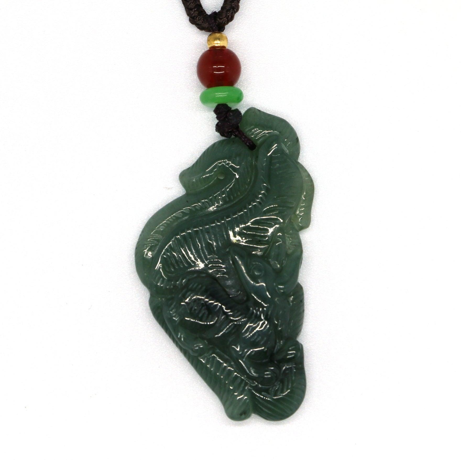 Type A Jadeite Jade Pendants Nine Tale Fox Series - Jade-collector.com