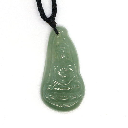 Type A Jadeite Jade Pendants Buddha Series