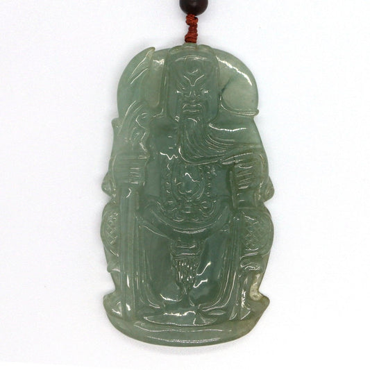 Type A Jadeite Jade Pendants Guanyu Series GU003 / - Jade-collector.com