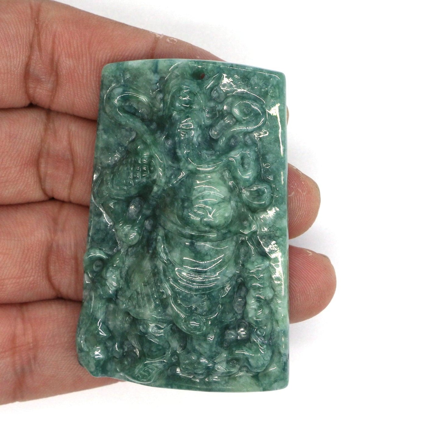 Type A Jadeite Jade Pendants Guanyu Series GU001 / - Jade-collector.com