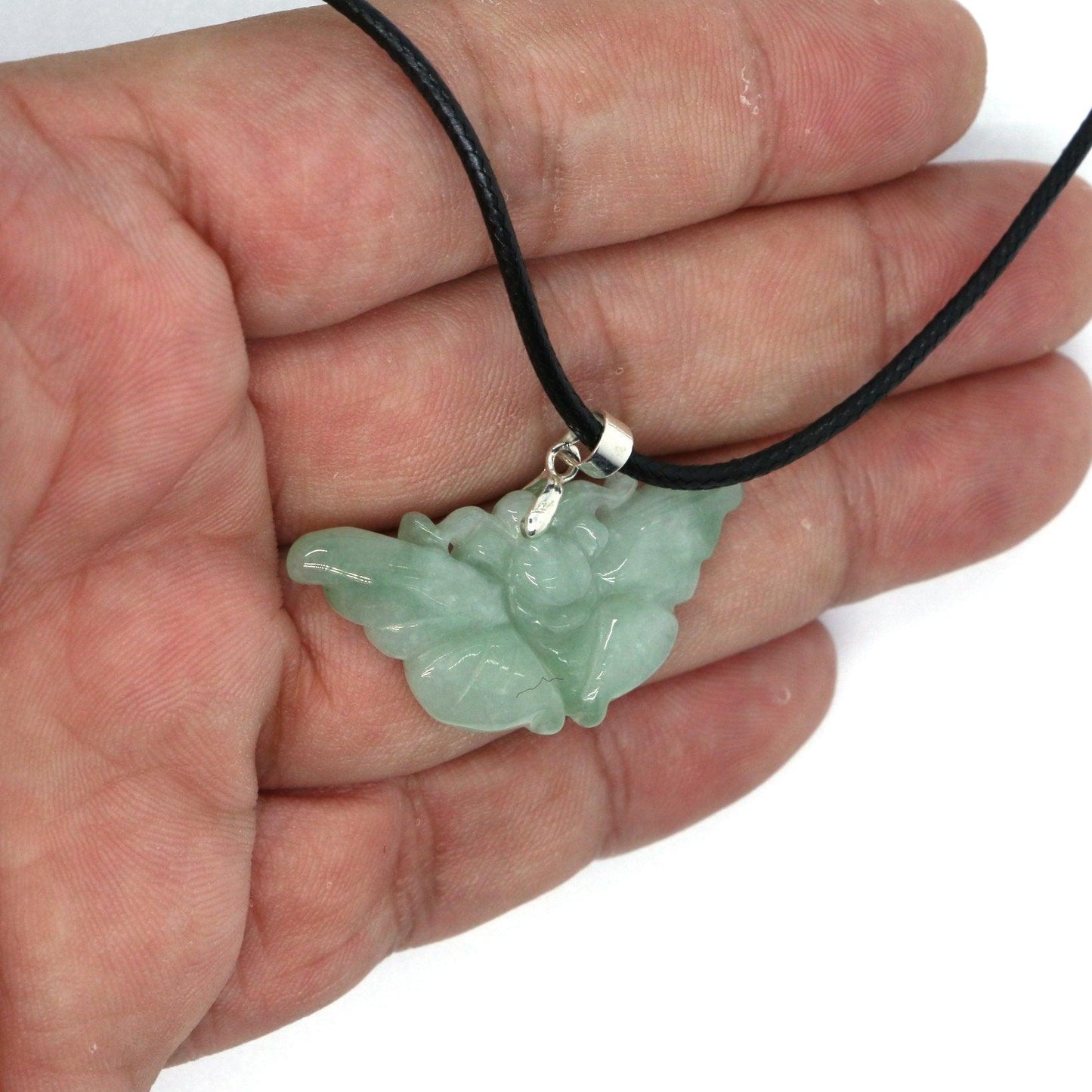 Type A Jadeite Jade Pendants Butterfly Series - Jade-collector.com