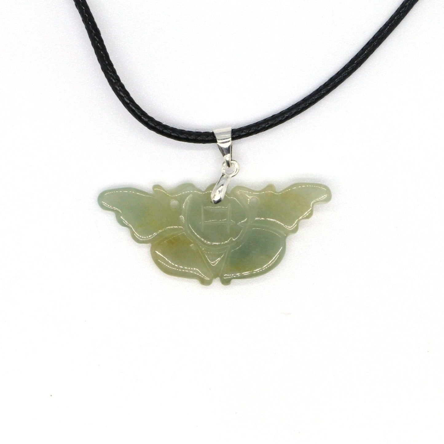 Type A Jadeite Jade Pendants Butterfly Series