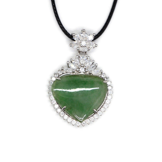 Type A Jadeite Jade Pendants Inlay Series - Jade-collector.com