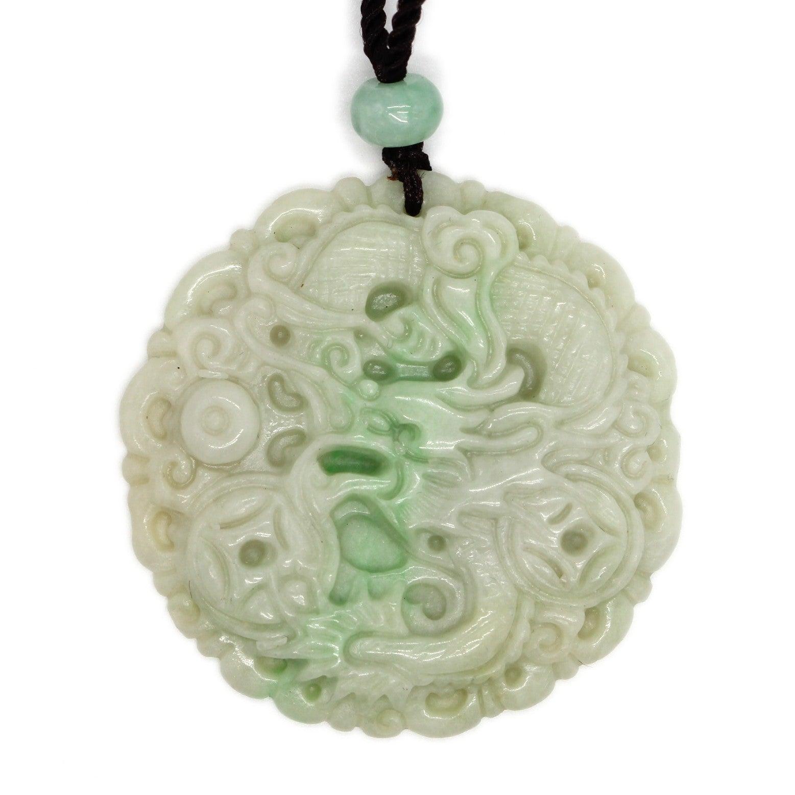 Type A Jadeite Jade Pendants Dragon Series pe10131 - Jade-collector.com