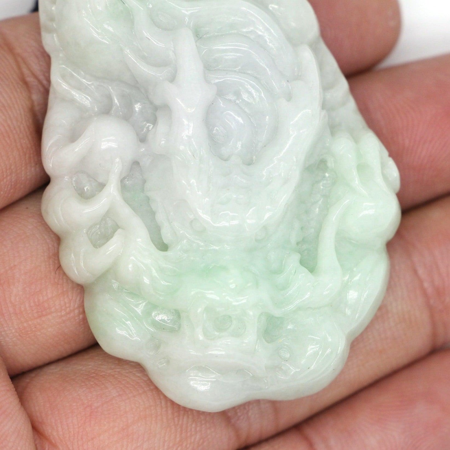 Type A Jadeite Jade Pendants Dragon Series pe10118