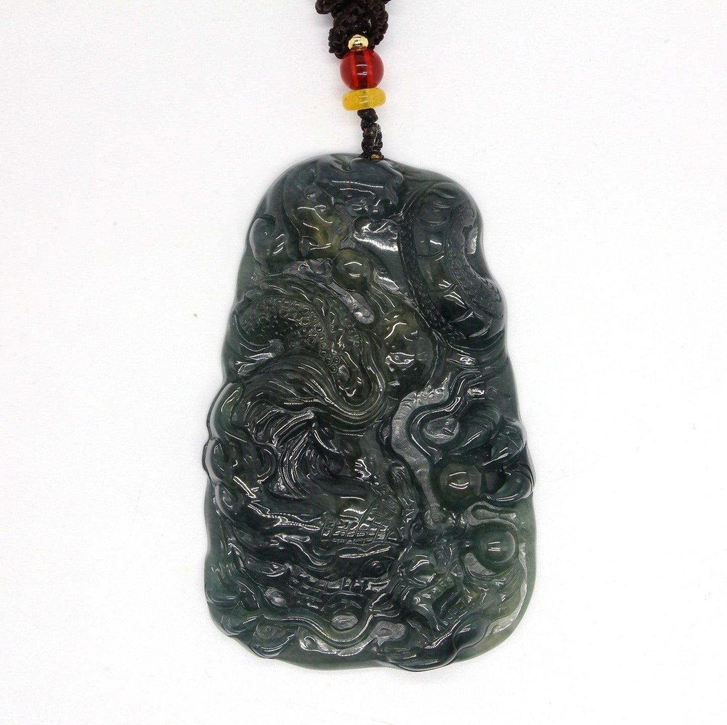 Type A Jadeite Jade Pendants Dragon Series pe10116