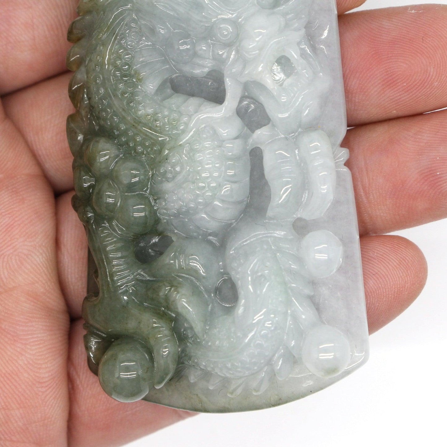 Type A Jadeite Jade Pendants Dragon Series pe10094