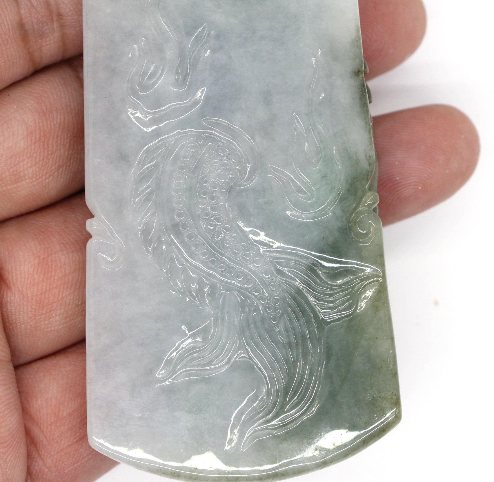 Type A Jadeite Jade Pendants Dragon Series pe10094 - Jade-collector.com