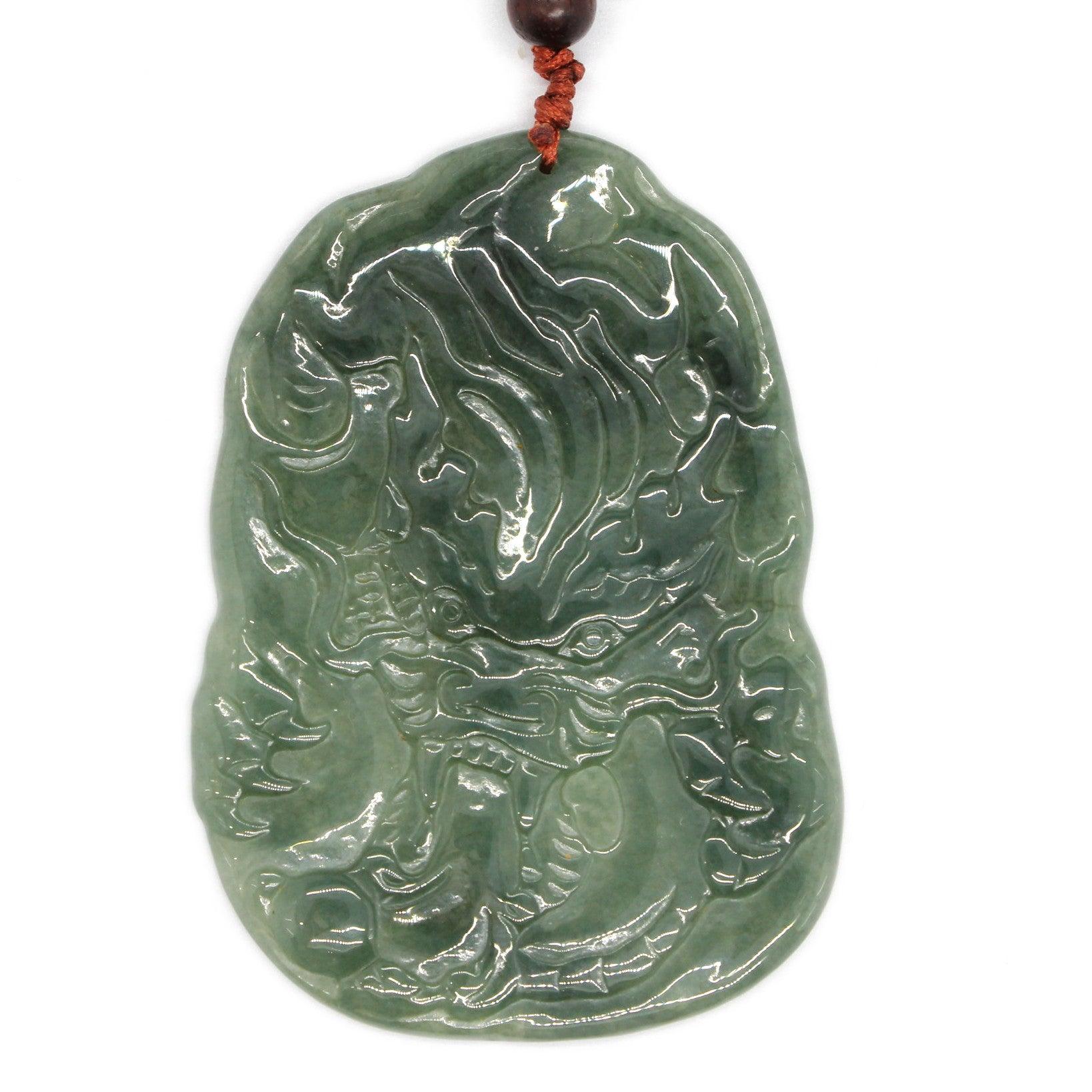 Type A Jadeite Jade Pendants Dragon Series pe101016 - Jade-collector.com