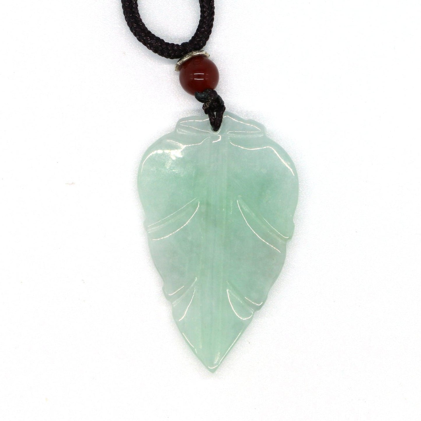 Type A Jadeite Jade Leaf Pendant Series (Fullfill USA only) B09K6C4L1Y