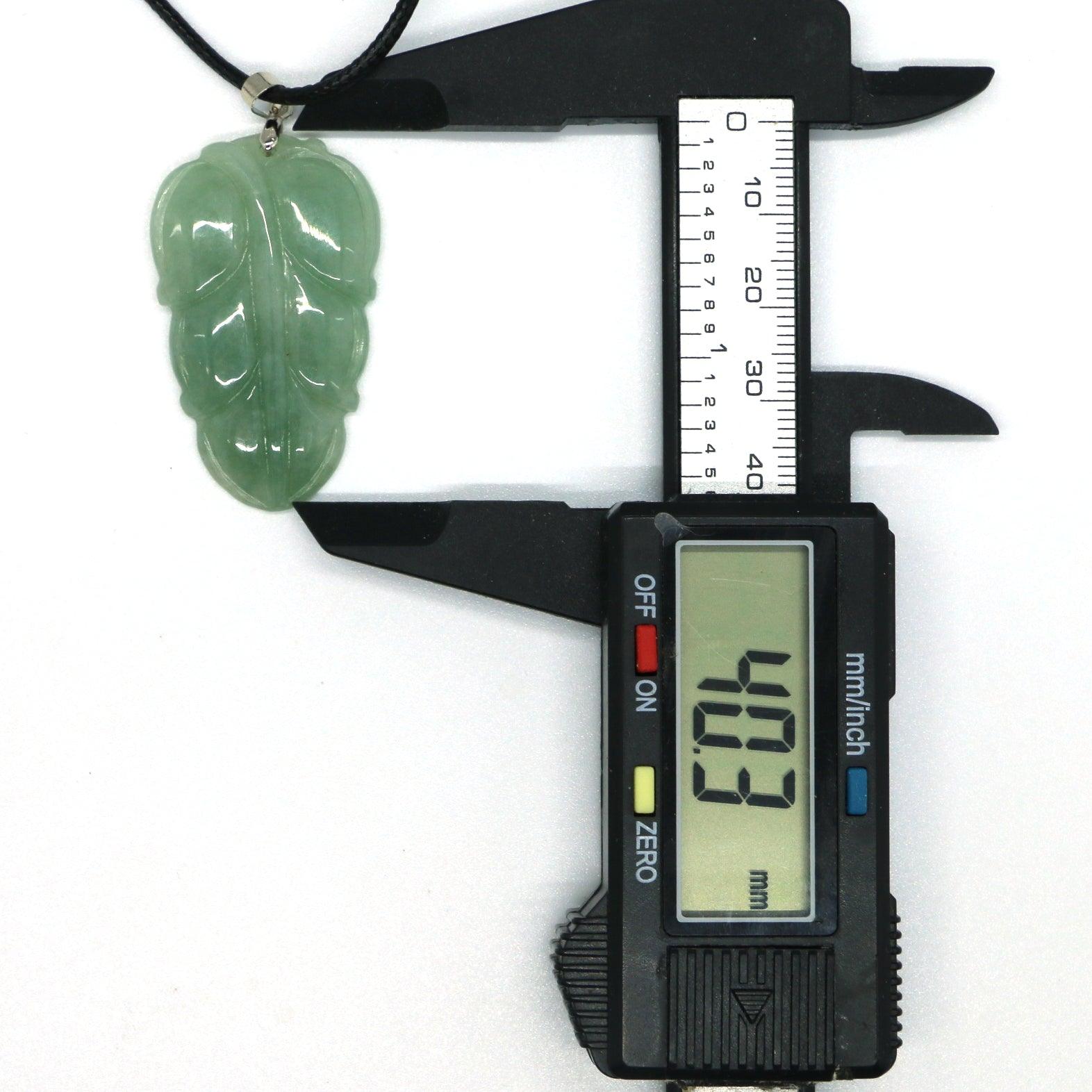 Type A Jadeite Jade Leaf Pendant Series (Fullfill USA only) B09K6CW3FN - Jade-collector.com