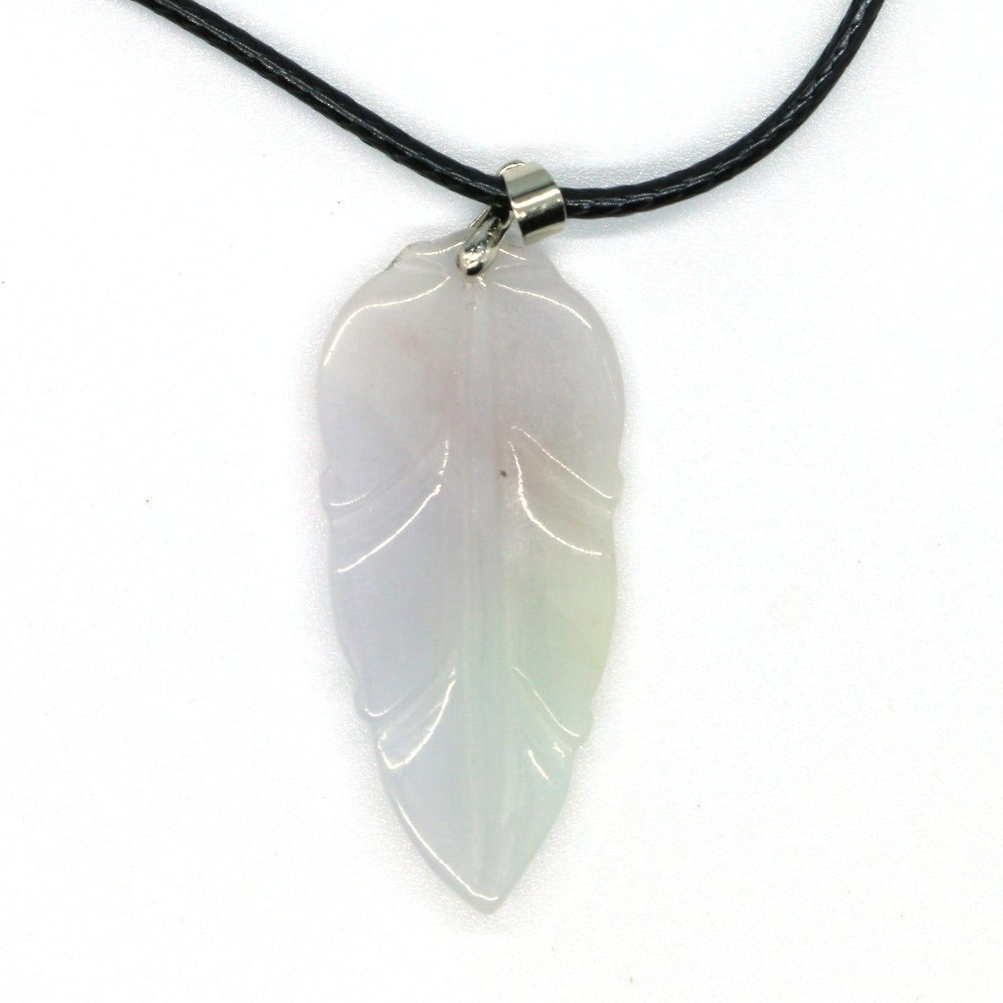Type A Jadeite Jade Leaf Pendant Series (Fullfill USA only) B09K6D4PQK