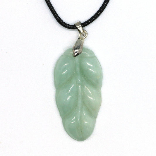 Type A Jadeite Jade Leaf Pendant Series (Fullfill USA only) B09K6D4TNH - Jade-collector.com
