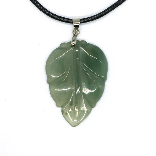 Type A Jadeite Jade Leaf Pendant Series (Fullfill USA only) B09K7N2V47 - Jade-collector.com