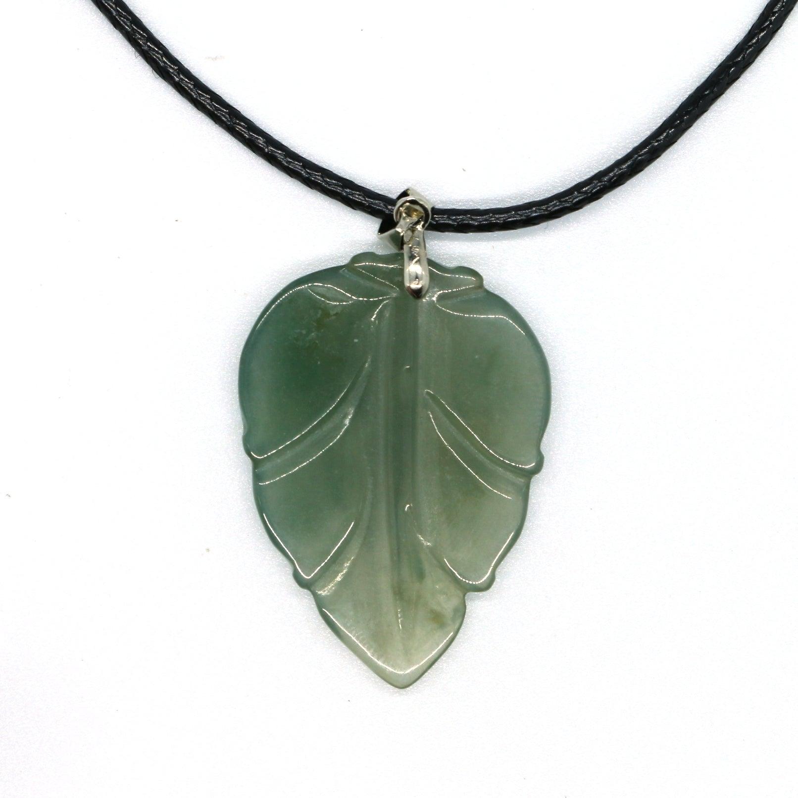 Type A Jadeite Jade Leaf Pendant Series (Fullfill USA only) B09K7N2V47 - Jade-collector.com