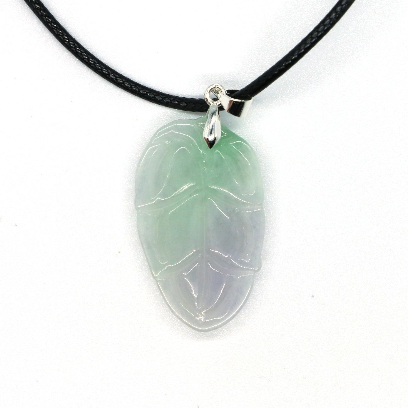 Type A Jadeite Jade Leaf Pendant Series (Fullfill USA only) B09K6FFL49 - Jade-collector.com