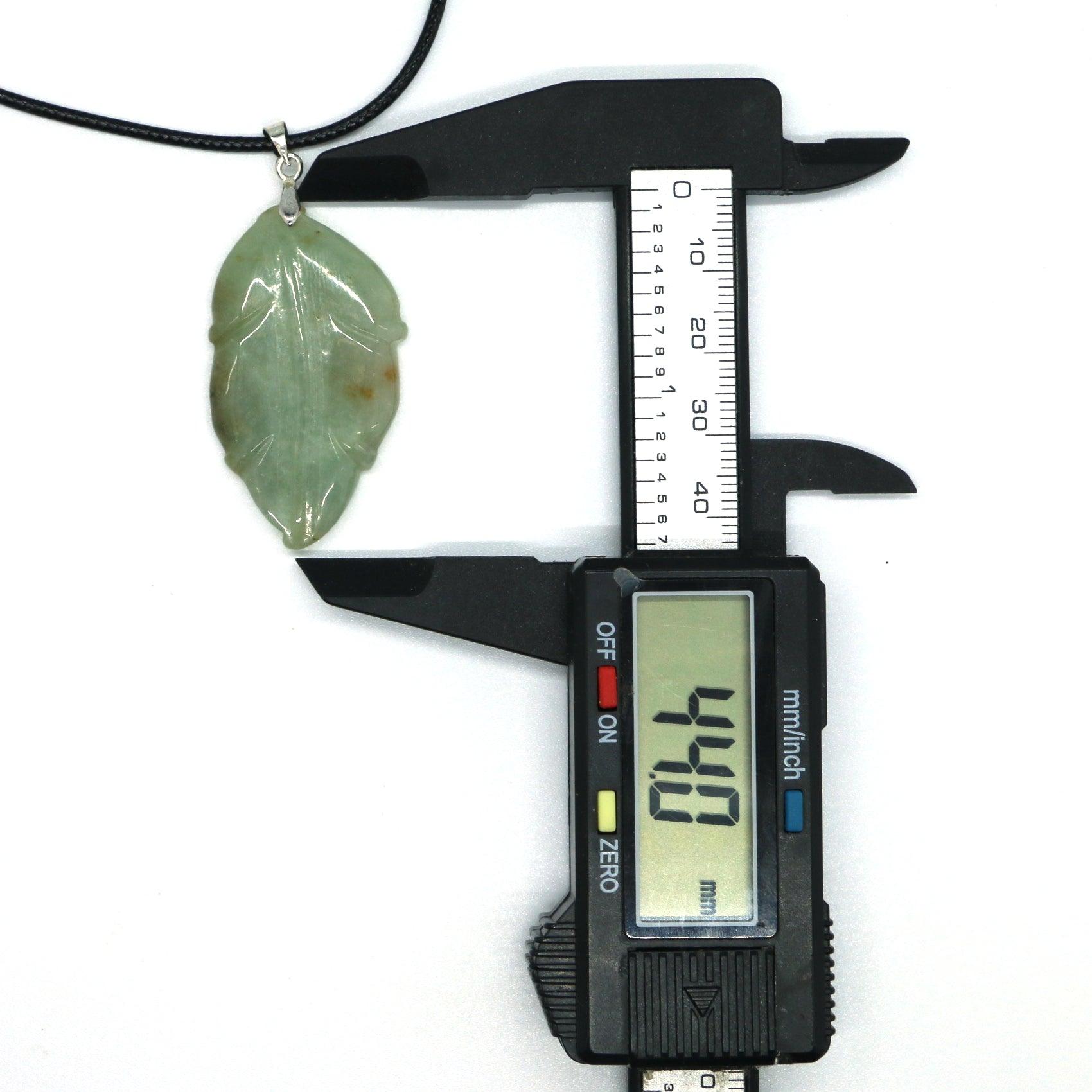 Type A Jadeite Jade Leaf Pendant Series (Fullfill USA only) B09K6CHFTV - Jade-collector.com