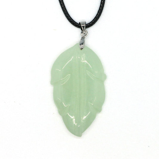 Type A Jadeite Jade Leaf Pendant Series (Fullfill USA only) B09K6DY48M - Jade-collector.com