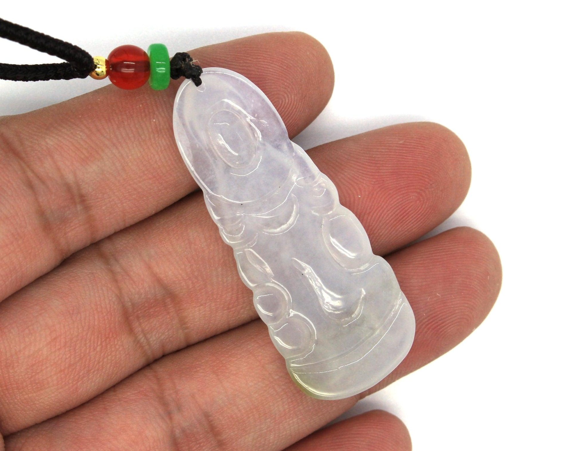 Type A Jadeite Jade Pendants Guanyin Series (Fullfill USA only) B08M1WCS8B - Jade-collector.com