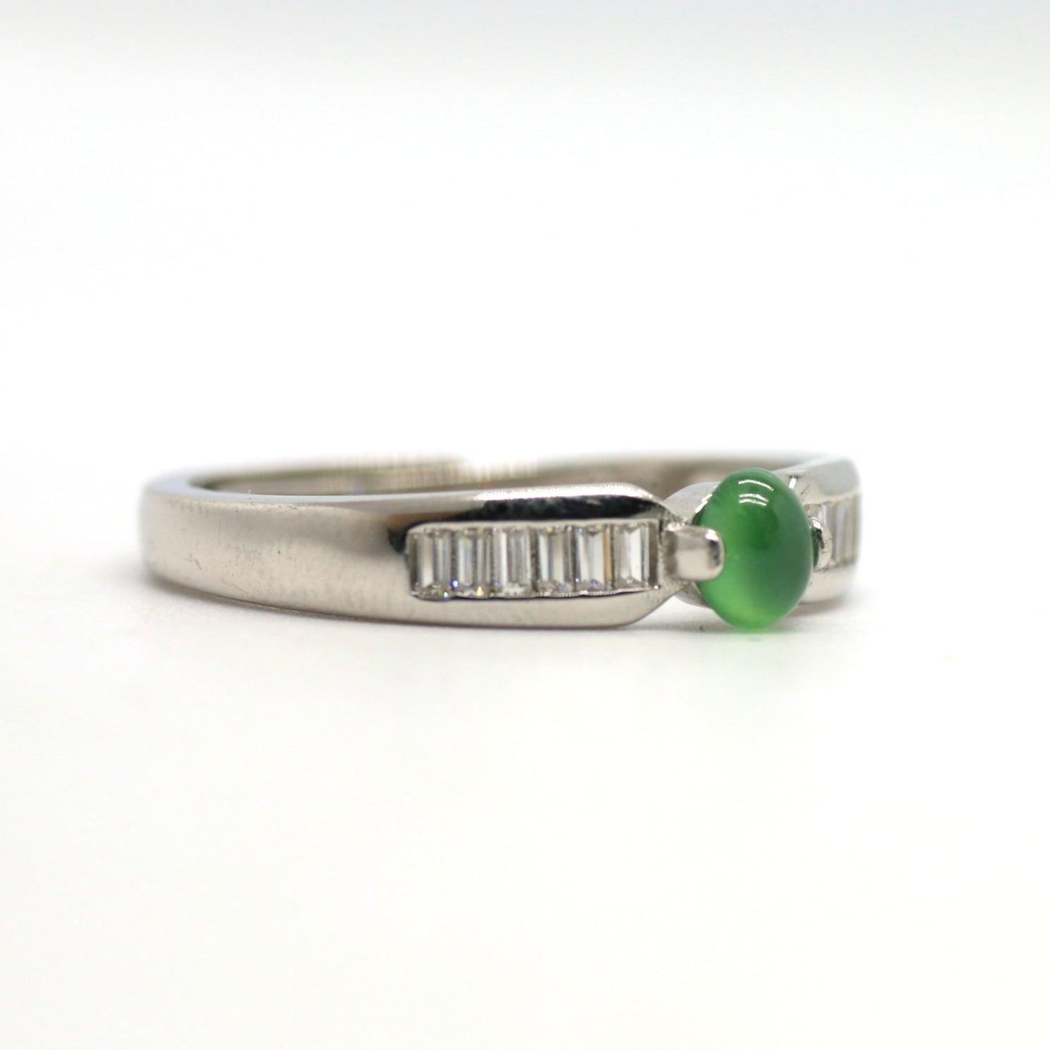 Type A Jadeite Jade Inlay Ring Series - Jade-collector.com