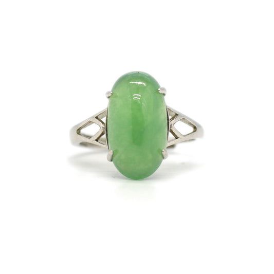 Type A Jadeite Jade Inlay Ring Series - Jade-collector.com