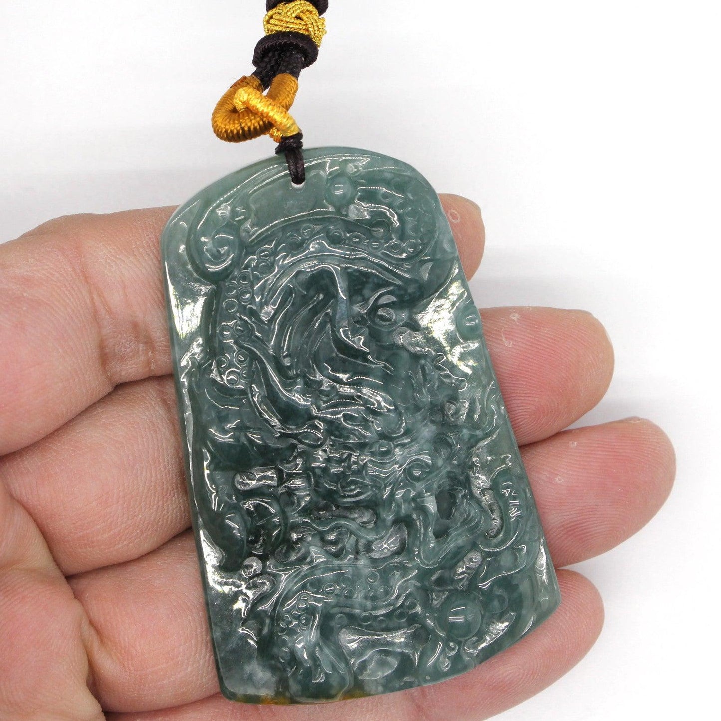 Type A Jadeite Jade Pendants Dragon Series pe10102 - Jade-collector.com