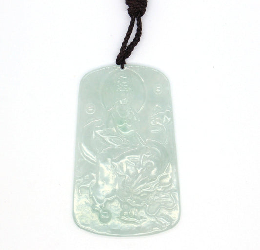 Type A Jadeite Jade Pendants Guanyin Series (Fullfill USA only) B08ML1CDSL - Jade-collector.com