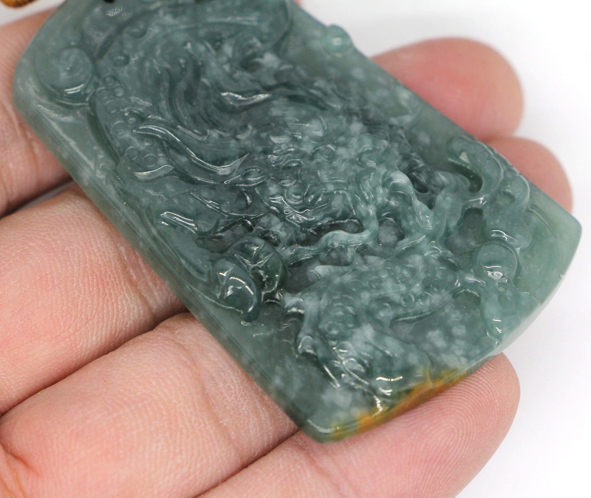 Type A Jadeite Jade Pendants Dragon Series pe10102 - Jade-collector.com