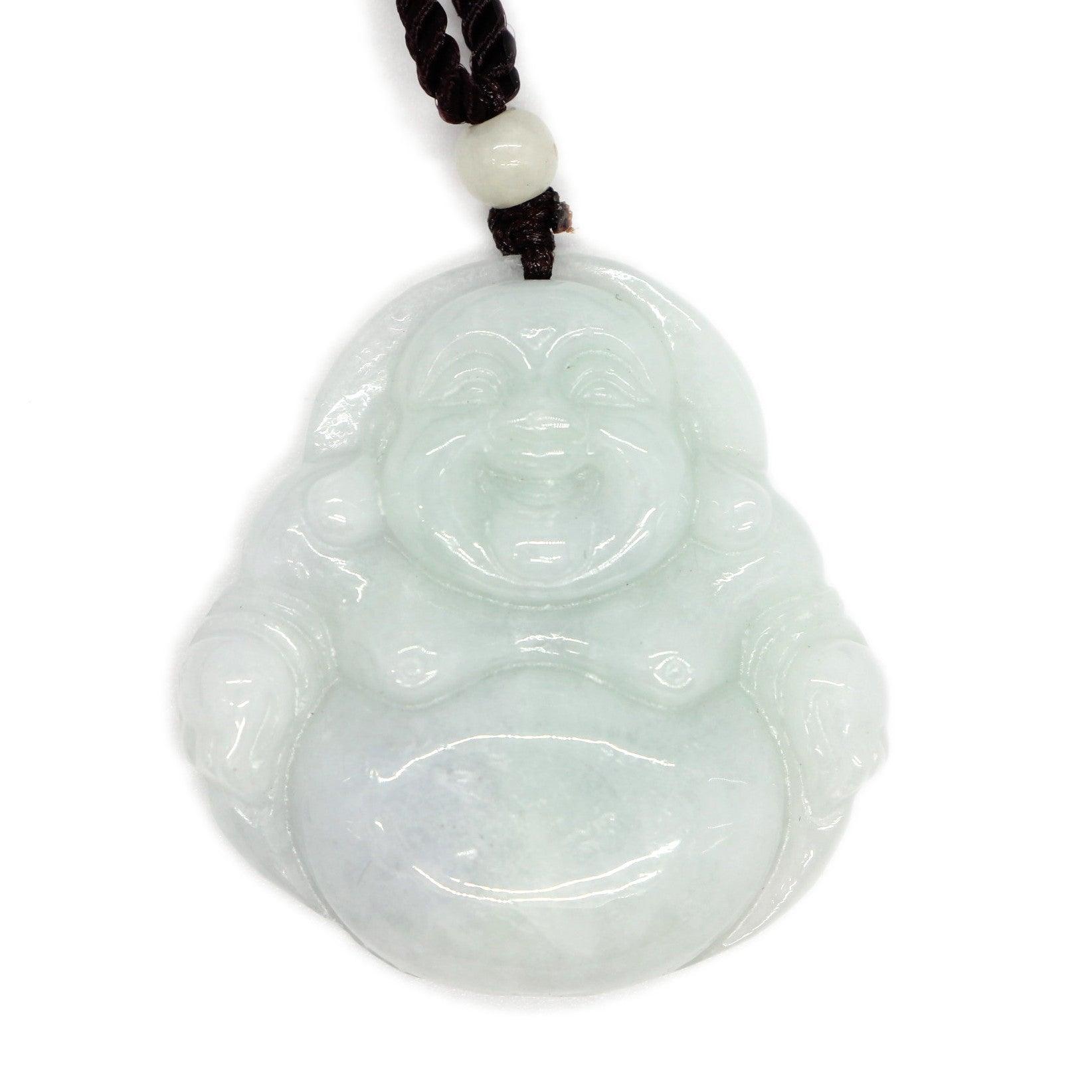 Type A Jadeite Jade Pendants Budai Series p4101s / - Jade-collector.com