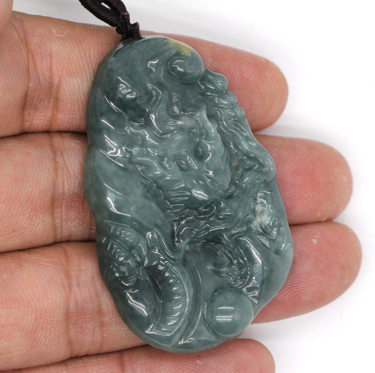 Type A Jadeite Jade Pendants Dragon Series 348s /