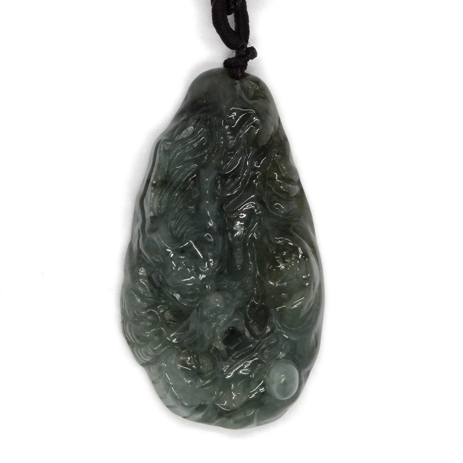 Type A Jadeite Jade Pendants Dragon Series pe10124 - Jade-collector.com