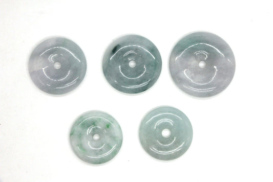 Type A Jadeite Jade Pendants Disc Series 1346 lot D - Jade-collector.com