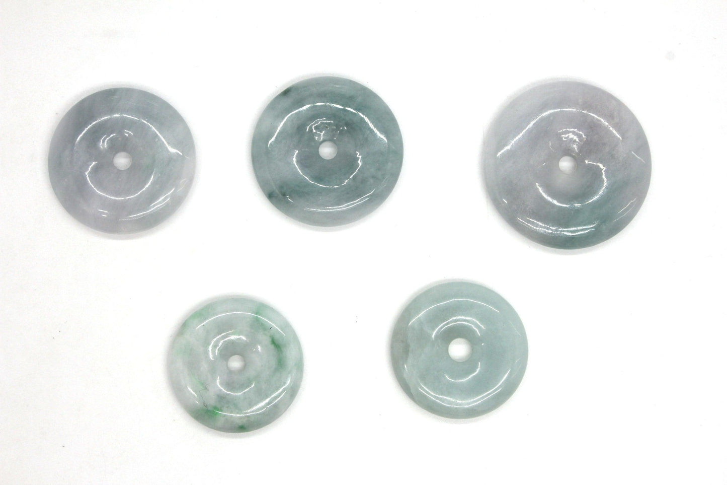 Type A Jadeite Jade Pendants Disc Series 1346 lot D - Jade-collector.com