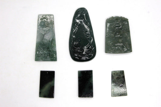 Type A Jadeite Jade Pendants Disc Series 1346 lot F - Jade-collector.com