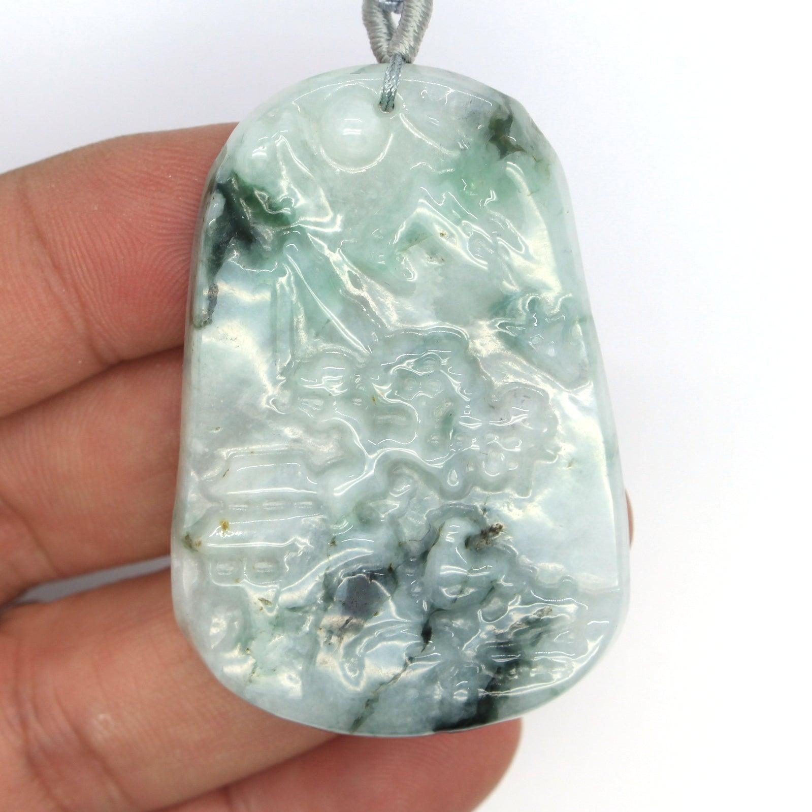 Type A Jadeite Jade Pendants Landscape Series (Fullfill USA only) B08N4WRQWM - Jade-collector.com