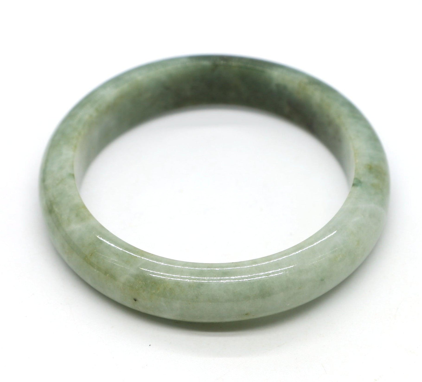 Type A Certified Jadeite Jade Bangle Size 56 -58mm   B0BN7TS73R