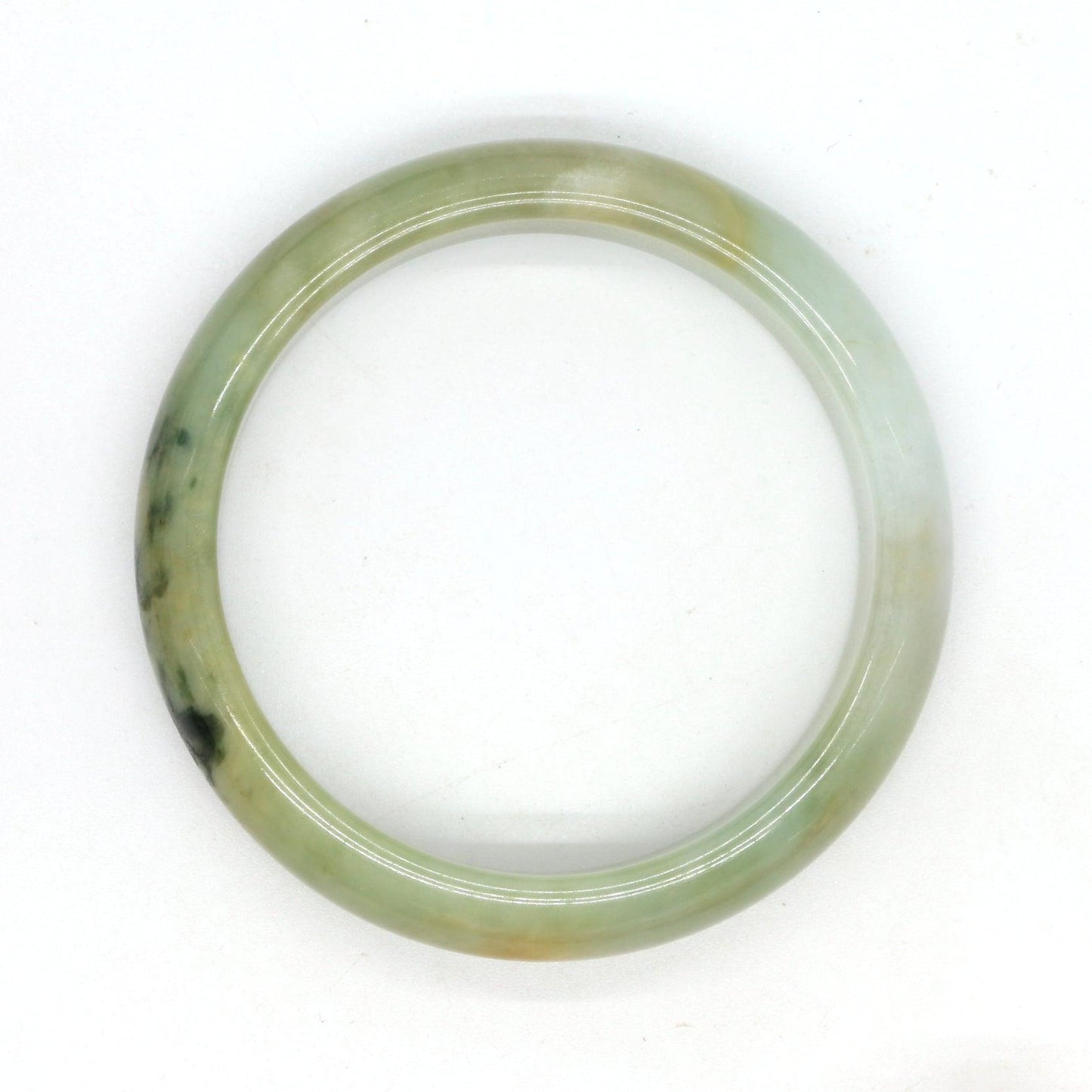 Type A Certified Jadeite Jade Bangle Size 56 -58mm B0BNBB52QW