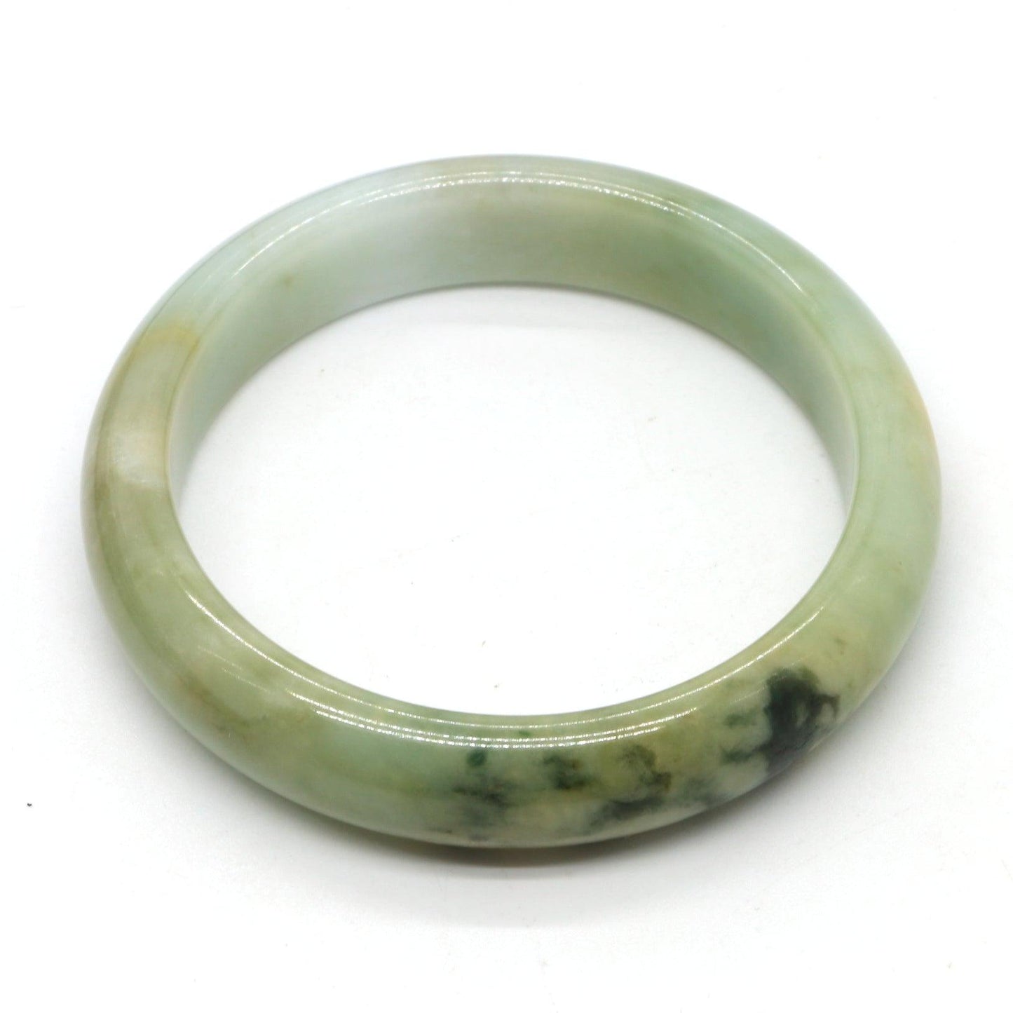 Type A Certified Jadeite Jade Bangle Size 56 -58mm B0BNBB52QW
