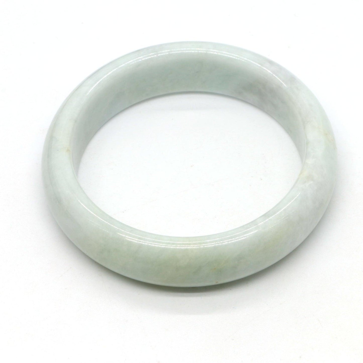 Type A Certified Jadeite Jade Bangle Size 56 -58mm B0BN9V8RGH