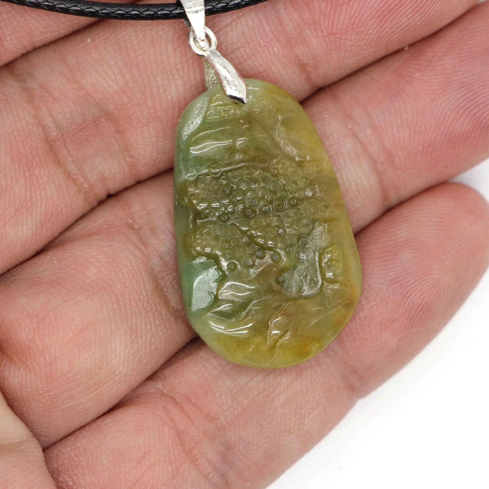 Type A Jadeite Jade Pendants Mini Landscape Series B0BM8561KR - Jade-collector.com