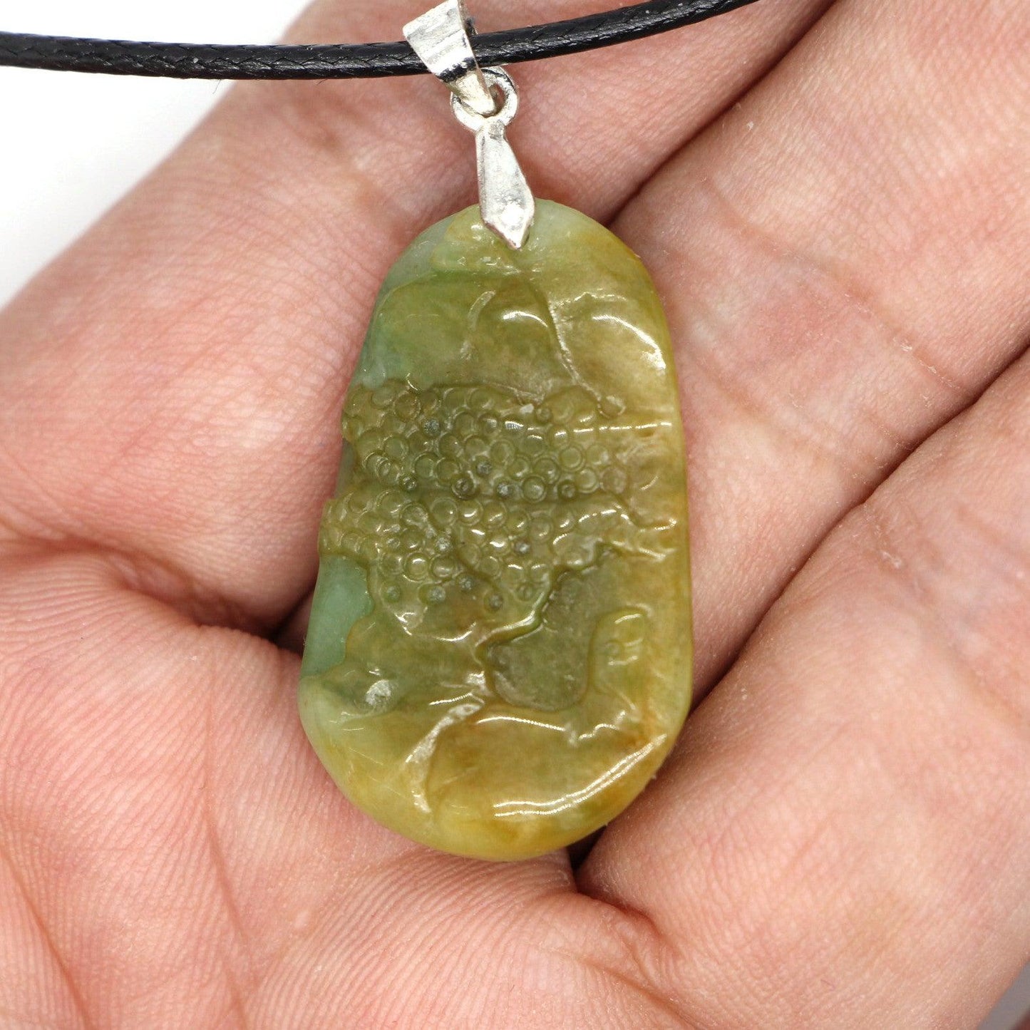 Type A Jadeite Jade Pendants Mini Landscape Series B0BM8561KR - Jade-collector.com