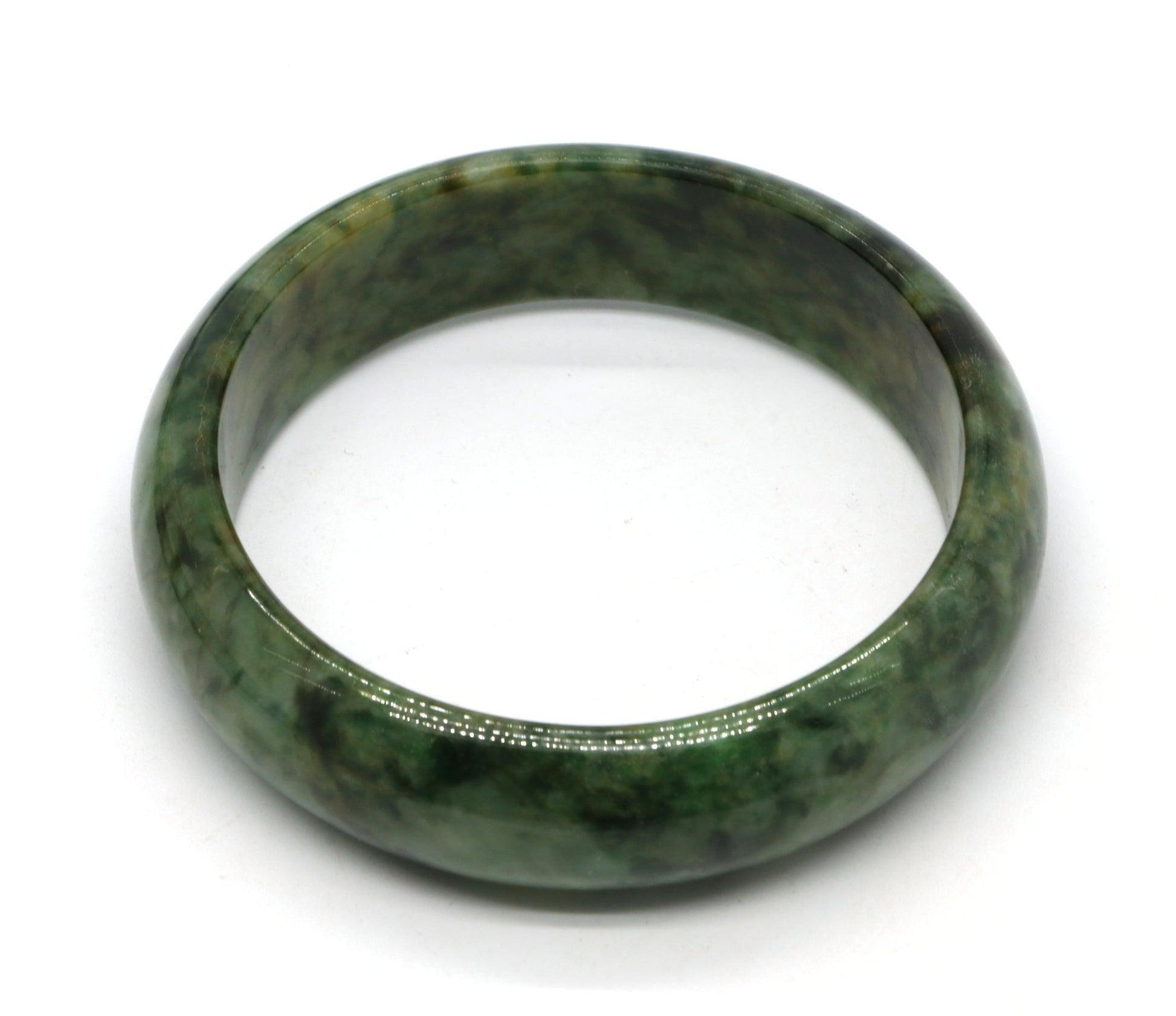 Type A Certified Jadeite Jade Bangle Size 56 -58mm B0BNB5FTSZ - Jade-collector.com