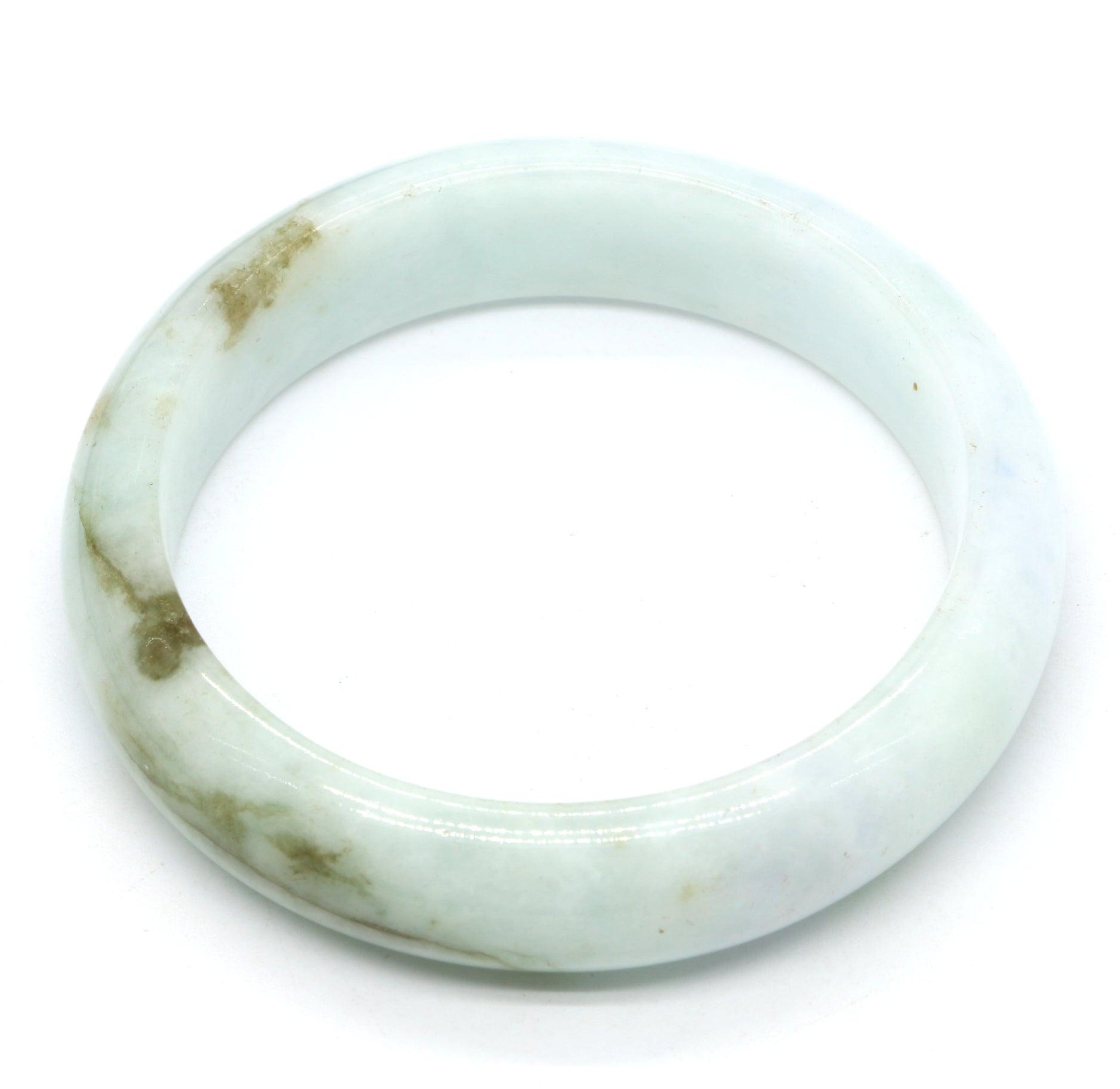 Type A Certified Jadeite Jade Bangle Size 56 -58mm B0BNBBNZL1 - Jade-collector.com