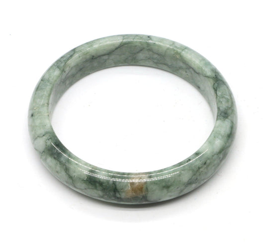 Type A Certified Jadeite Jade Bangle Size 56 -58mm B0BNDP4PY5 - Jade-collector.com