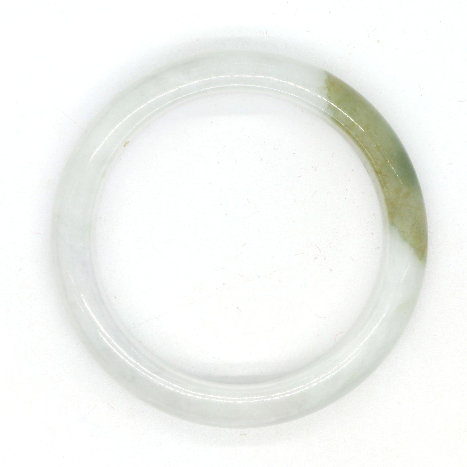 Type A Certified Jadeite Jade Bangle Size 56 -58mm B0BNDPLPNZ - Jade-collector.com