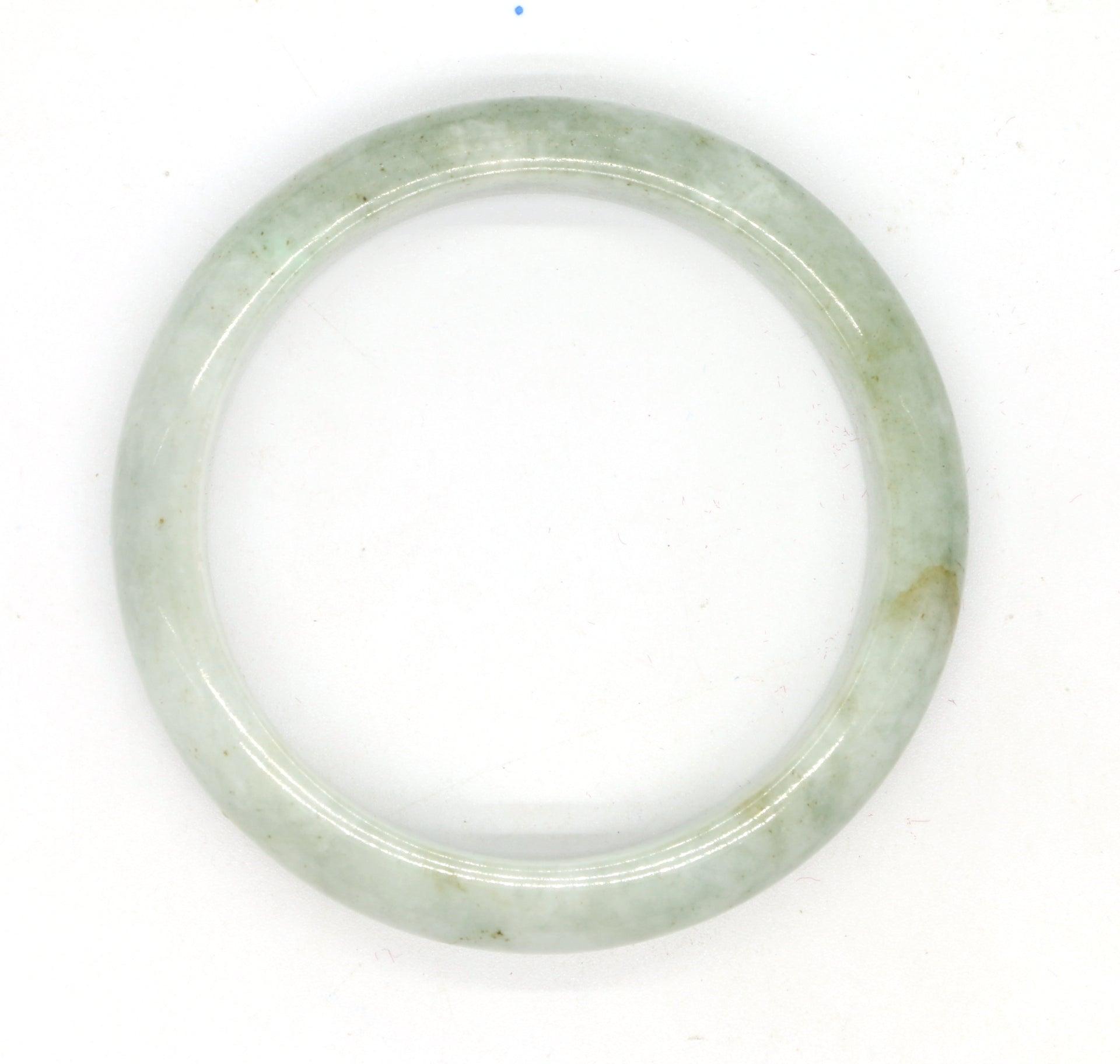 Type A Certified Jadeite Jade Bangle Size 56 -58mm B0BNDPN5ZR - Jade-collector.com