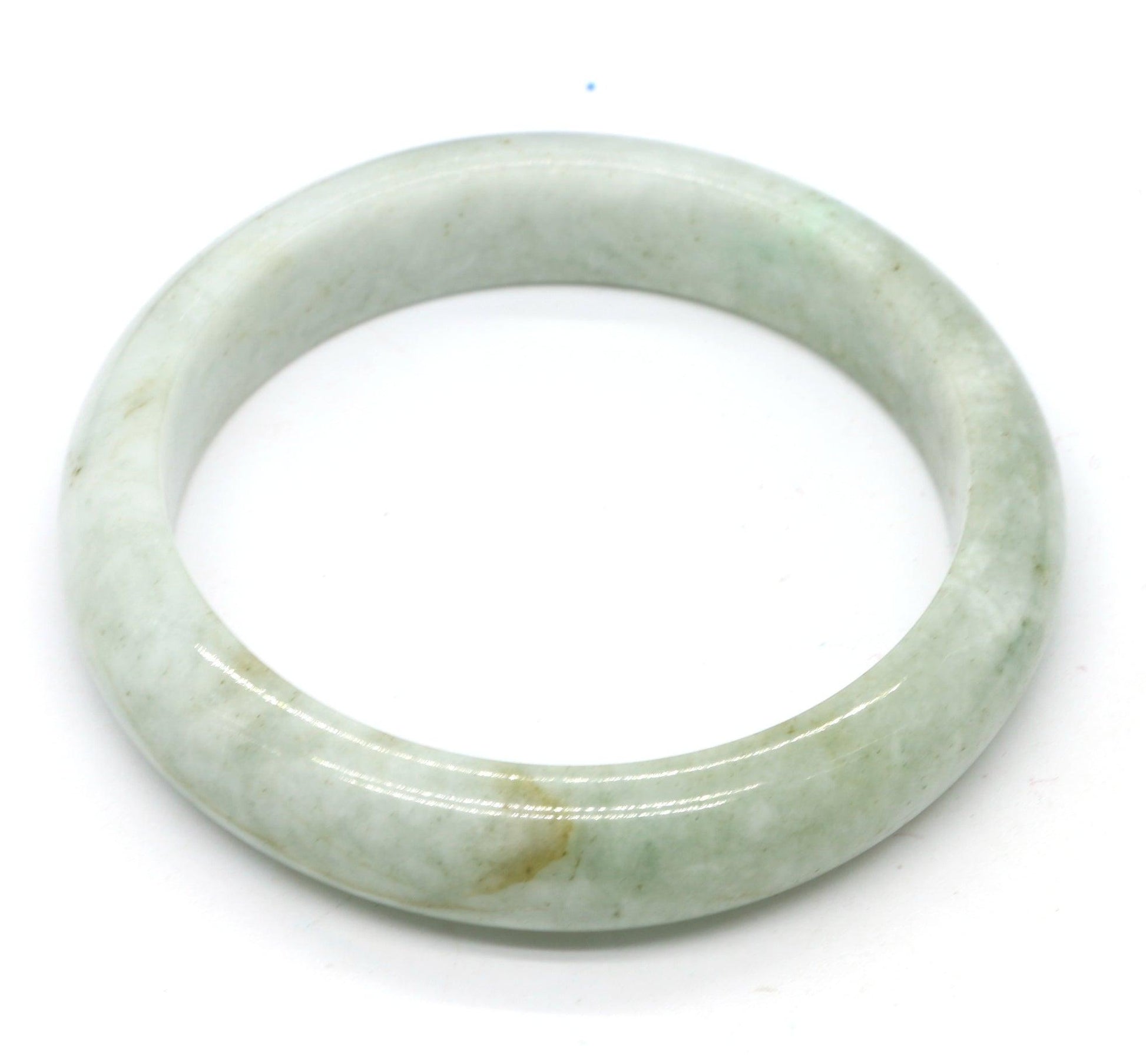 Type A Certified Jadeite Jade Bangle Size 56 -58mm B0BNDPN5ZR - Jade-collector.com