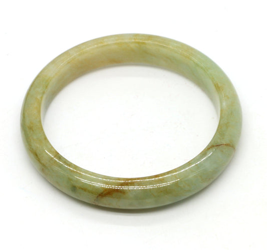 Type A Certified Jadeite Jade Bangle Size 56 -58mm B0BNDNFRRT - Jade-collector.com