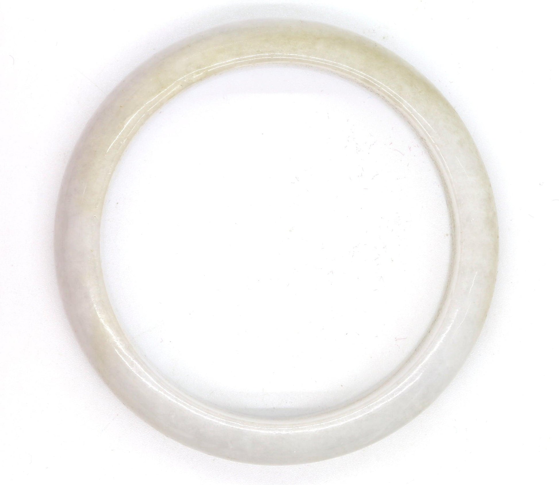 Type A Certified Jadeite Jade Bangle Size 56 -58mm B0BNDNVRHN - Jade-collector.com