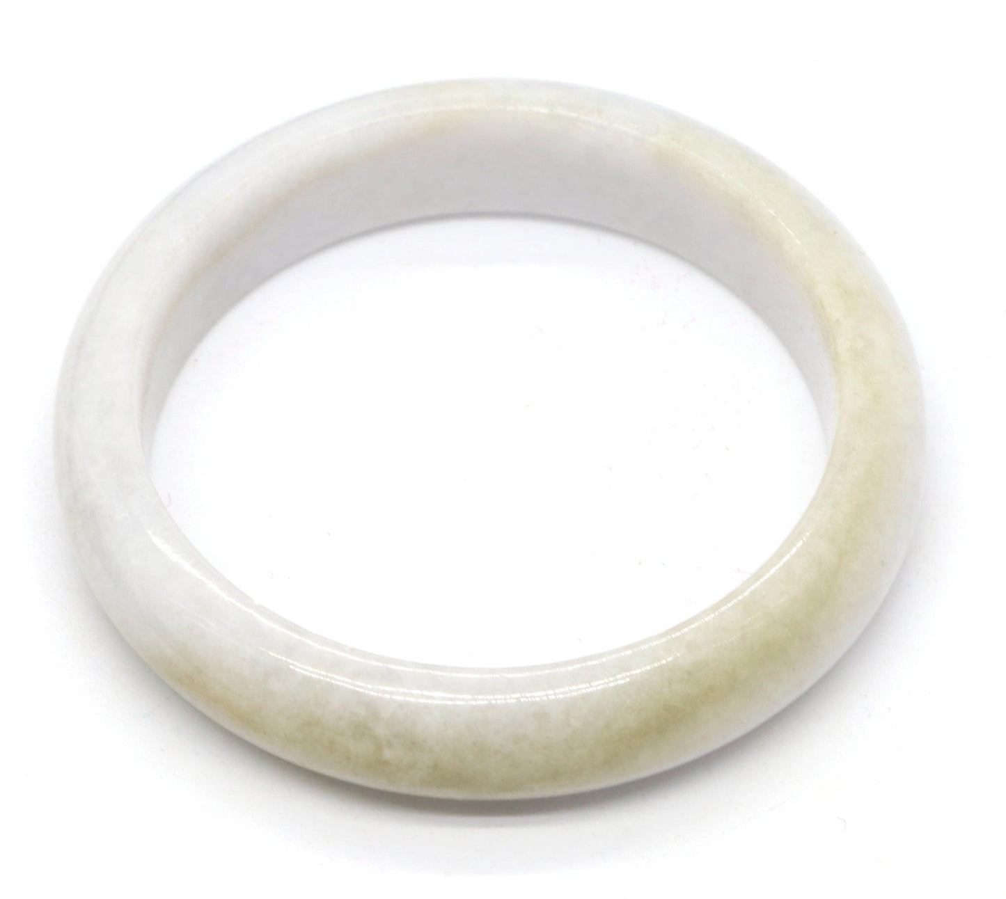 Type A Certified Jadeite Jade Bangle Size 56 -58mm B0BNDNVRHN - Jade-collector.com